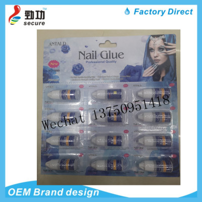 Antald Fengcai DC Antonio nail glue 12 Cards European Standard European and American 3G Nail Glue Nail Beauty Products