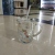 Factory Direct Sales New Glass Drinking Cup Juice Handle Drinking Cup Acrylic Cap 350ml 450ml