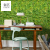 New 3D 3D Wall Stickers Outdoor Pastoral Simulation Green Plant Wallpaper Restaurant Restaurant PVC Self-Adhesive Refurbished Wallpaper