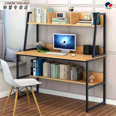 Desk Desk Integrated Student Bed Side Desk Bookshelf Dressing Table Wooden Multi-Functional Economical Computer Desk