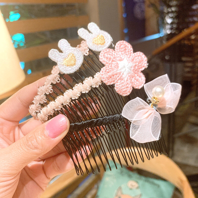 Children's Broken Hair Finishing Hairpin Little Girl Hair Accessories Headdress Korean Hair Comb Fringe Clip Hoop Hair Comb Girls Hairpin