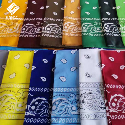 Polyester Hip Hop Print Headscarf Outdoor Sunscreen Mask Square Towel Pet Towel Cycling Headscarf Sports Scarf Customized