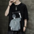 Summer Spot Youth Collarless Ordinary White Loose Casual Cotton Not Hooded Cartoon Anime Men's Clothing