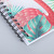 Silver Card Flamingo Hard Case Thickened Coil Notebook Students' Office Stationery Coil Notebook Wholesale