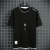 Short-Sleeved T-shirt Men's Summer New Casual Cotton round Neck Embroidered Teenagers Loose Trendy Clothes Short Sleeve T-shirt