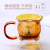 Creative Glass Bear Cake Towel Marvel Thanos Fist Double-Layer Coffee Cup Milk Cup Drink Cup