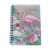 Silver Card Flamingo Hard Case Thickened Coil Notebook Students' Office Stationery Coil Notebook Wholesale