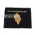 High Quality Flannel High Density Embroidery Cosmetic Bag Large Capacity Light Type Clutch File Bag