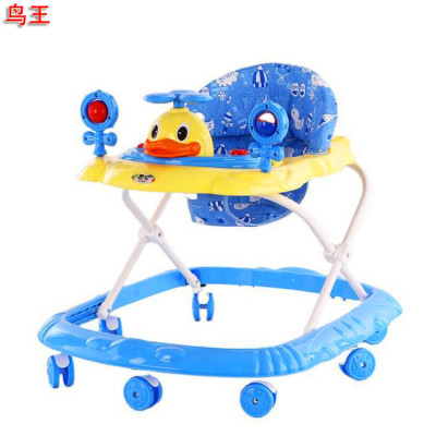 Toddler Anti-O-Leg Children Walking Frames Music Baby Can Push and Sit Baby Walking Anti-Rollover