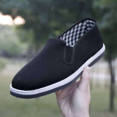 Old Beijing Black Cloth Shoes Men's and Women's Construction Site Shoes Casual Shoes Cloth-Based Shoes Flat Shoes Driving Shoes Factory Wholesale