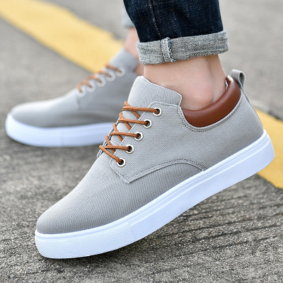 AliExpress Foreign Trade 2021 New Canvas Shoes Korean Style Men's Versatile Casual Shoes Trendy Extra Large Size Board Shoes