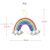 INS Nordic Rainbow Clouds Woven Pendant Children's Room Creative Decoration Pendant Background Wall Layout