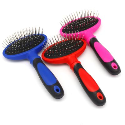 Pet Comb Cat Massage Comb with Protection Point Dog Needle Comb Hair Removal Knot Untying Comb Pet Supplies Wholesale