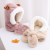 Winter Children's Hat Scarf Integrated Boys and Girls Thickened Warm Plush Cute Baby Antlers Windproof Earflaps Hat