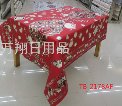 New PVC Tablecloth Waterproof and Oil-Proof Factory Direct Sales