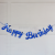INS Internet Celebrity One-Piece Happy Birthday Paper Flower Gilding Birthday Pulling Banner Banner Baby Full-Year Hundred Days Decoration