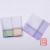 29 * 29cm Pure Cotton  Grid Small Handkerchief Satin Colored Woven Handkerchief Saliva Towel Can Be Customized