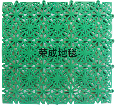 Snowflake Hollow out Stitching Floor Mat