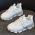 Dad Shoes Women's Spring 2021 New Platform Women's Shoes Mesh Breathable All-Match White Shoes Casual Sports Mesh Shoes Women