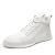 Wenzhou Men's Shoes New European Station Hip-Hop High-Top Shoes Men's Trendy Sports White Casual Sneakers One Piece Dropshipping