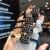 Korean Dongdaemun Same Product Leopard Print Acrylic Cube Smiley Face High Elastic Hair Bands Temperament Bun Hair Ring Hair Rope