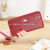 Women's Wallet Bee Printed Long Single-Pull Hand Holding Multiple Card Slots Embossed Flower Wallet Wholesale Fashion