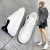 Trendy Shoes White Shoes Female Students Korean Style Internet Celebrity McQueen Same Casual Shoes Women's Shoes Single Comfortable Platform Sports Board Shoes