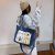 Cute Cartoon Large Capacity Canvas Bag Female  New Japanese One Shoulder Big Bag Student Campus Crossbody Bag