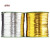 Gold and Silver Ribbon Tie Wire Packing Rope Sealing Tape 400 Yards Golden Rope Tie Wire Wire Food Bread Binding Cable
