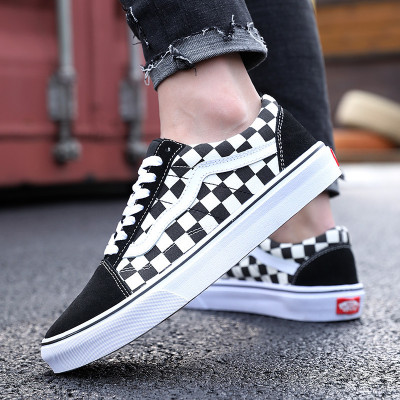 Vance Men's and Women's Slip-on Casual Internet Hot Korean Style Ins Harajuku Style Canvas Shoes Ulzzang Sports Board Shoes Hong Kong Style