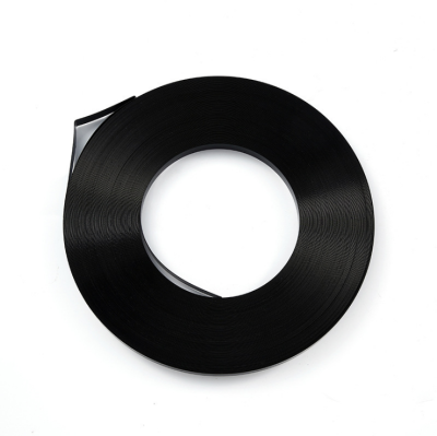 Cable Cluster Black Viscose 201 Ribbon Plate Tape 304 Stainless Steel Plastic Packing Tape Customized Label Fastening
