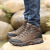 Cross-Border Large Size Middle High Top Worker Boot Outdoor Climbing Boots Men's Waterproof Non-Slip Travel Shoes Hiking Boots Men's Boots Wholesale