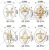 New Nail Ornament Internet Hot Japanese Zircon Manicure Jewelry Super Flash TikTok Metal Nail Sticker Accessory