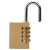 Production of 3-Position 4-Position Brass Padlock Pure Copper Padlock with Password Required Cabinet Coded Lock of Bags and Suitcases