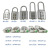 [Manufacturer] Password Lock Padlock Button Lock Blind Lock Gym Cabinet Lock