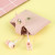 Cartoon Earphone Student Extra Bass Drive-by-Wire Earphone Portable Sports Music Earphone with Polyurethane Holder Bag.