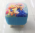 Ge Lai Short Plush Cartoon Square Four-Leg Small Wooden Stool Indoor Living Room Small Cushion Factory Wholesale