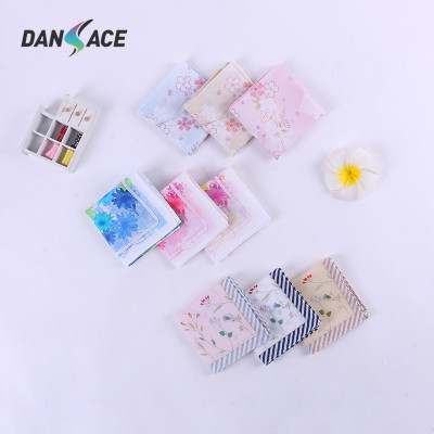 45cm Cotton High-End Women's Printed Handkerchief Cotton High-End Japanese Handkerchief Wedding Gifts Small Square Towel Customized