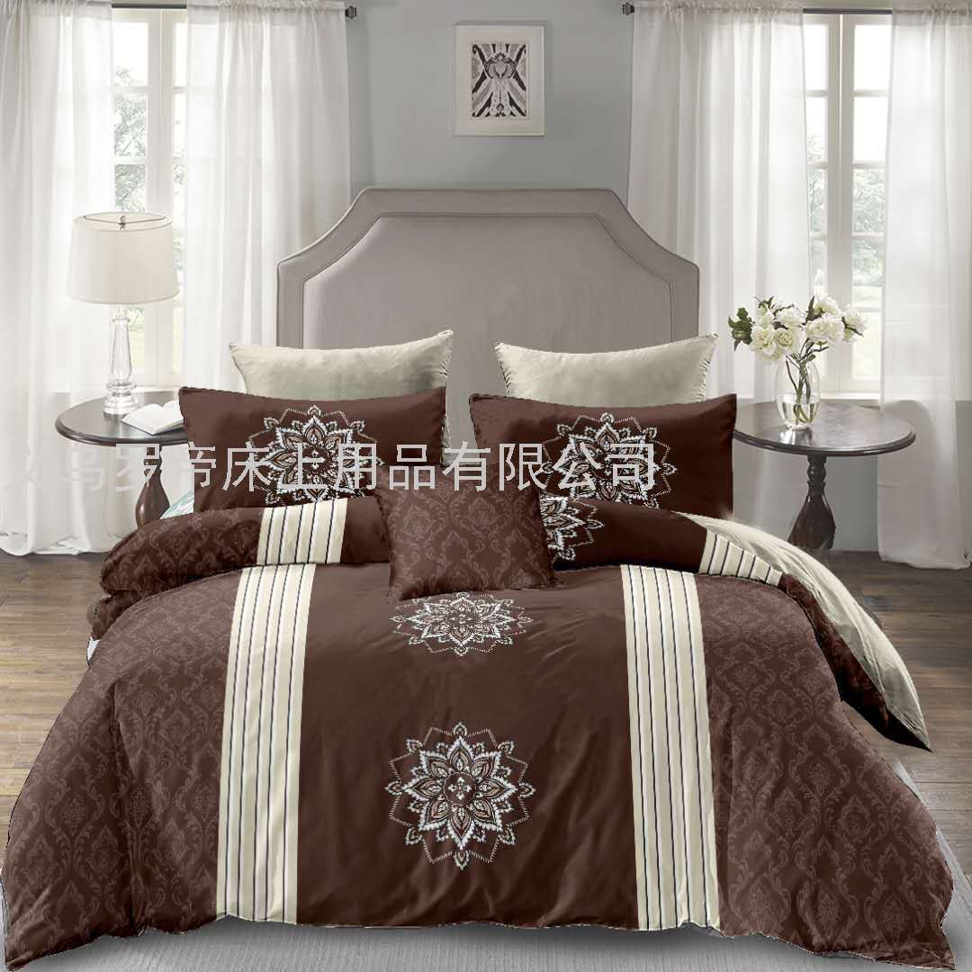 四件套床上用品全棉纯棉被套床单双人宿舍网红被单被罩三件套