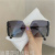 New Large Frame Color Sunglasses Fashion Network Sunglasses Female Driving Glasses Sunshade UV Protection Goggles