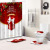 Amazon Hot Sale Christmas Gift Toilet Mat Three-Piece Foot Mat Customized Bathroom Non-Slip Mat Digital Printed Mat