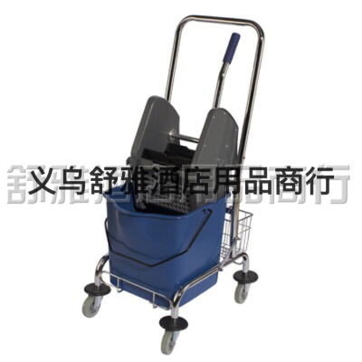 Frame-style squeeze water Hotel cleaning kit MOP buckets plastic buckets