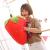 Factory Direct Sales Creative Strawberry Fruit Pillow Plush Toy Doll Creative Simulation Software down Cotton Pillow
