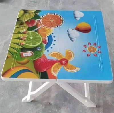 Children's Study Table and Chair Baby Dining Chair Table Armchair Cartoon New Student Desk Barbecue Table Free Shipping