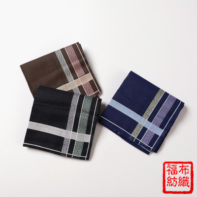 40cm Men's Cotton Satin Jacquard Business Handkerchief Cotton High-End Business Pocket Square Cotton Handkerchief Can Be Customized