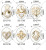 New Nail Ornament Internet Hot Japanese Zircon Manicure Jewelry Super Flash TikTok Metal Nail Sticker Accessory