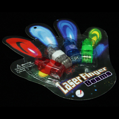 Factory Direct Sales Finger Lights Luminous Led Laser Light Convenient Fun Puzzle Ideas Square Finger Lights Wholesale