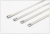 304 Self-Locking Stainless Steel Ribbon 7.9 * 300mm 100 Metal White Steel Binding Wire Marine Traffic Tag