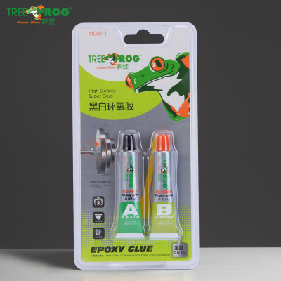 Tree Frog Brand 5 Minutes Quick-Drying AB Glue Odorless High Strength Black and White Epoxy Resin Adhesive Acid and Alkali Resistant Metalic Glue