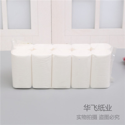 Foreign Trade Hot Sale Export Portable Roll Paper, 10 Rolls, Packing Napkin, Toilet Paper